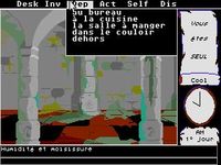 une photo d'Ã©cran de Le Manoir de Mortevielle sur Atari ST